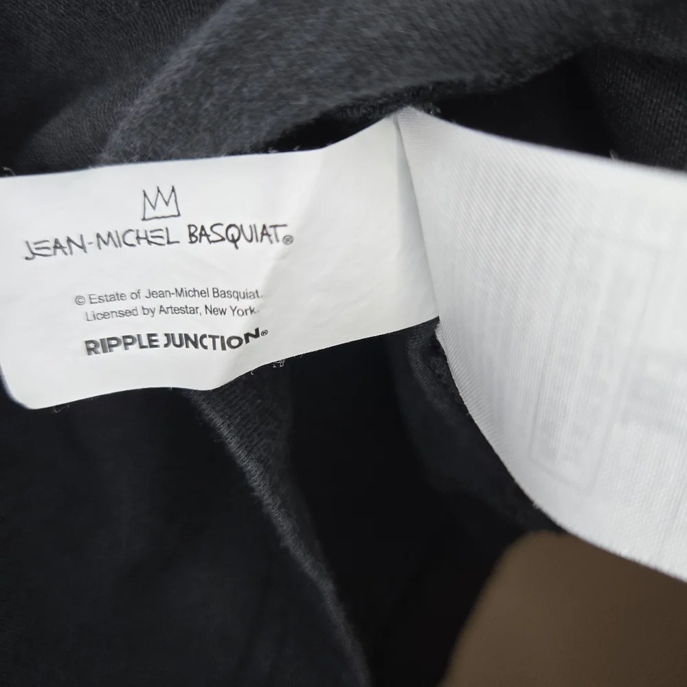 GAP X Jean-Michel Basquiat Men's Black Longsleeve T-shirt Size Small Modern Art - Picture 8 of 8